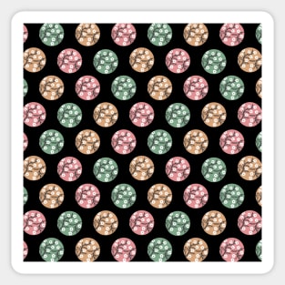 Life Geometric Nature Pattern Art II Sticker